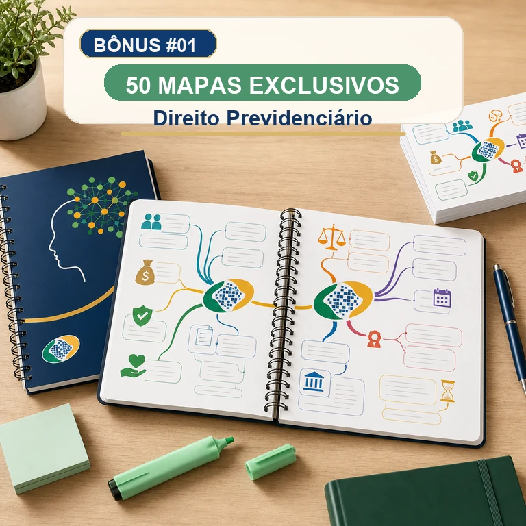Bônus #01: +50 Mapas de Direito Previdenciário Exclusivos